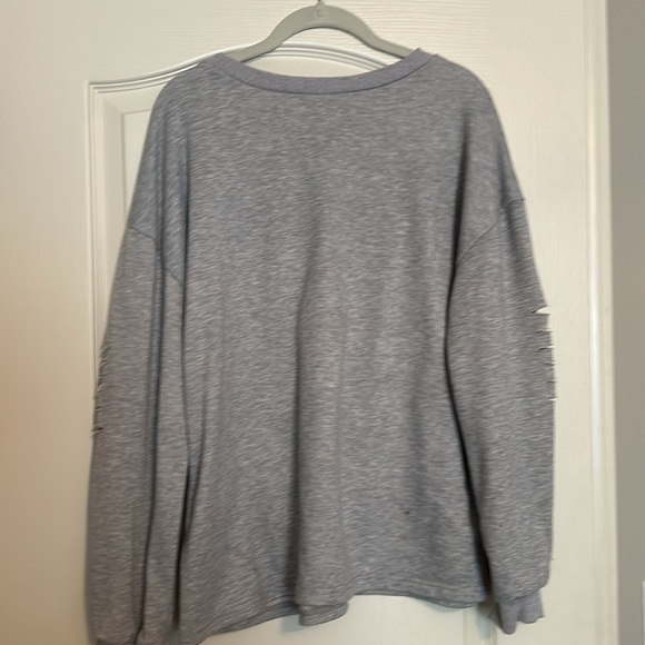 Kansas City ripped star sweatshirt *M* - Picture 4 of 5